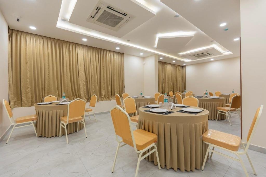 Party hall banquet setup at Skanda Grande